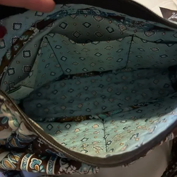 Vera Bradley Retired Java Blue Shoulder Purse​ - Picture 8 of 8